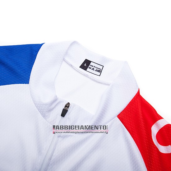 Abbigliamento Chile 2019 Manica Corta e Pantaloncino Con Bretelle Bianco Rosso - Clicca l'immagine per chiudere